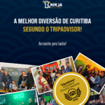 🥇 Ninja Escape Room conquista o prêmio Travellers’ Choice 2025 e se destaca como a melhor opção de diversão em Curitiba